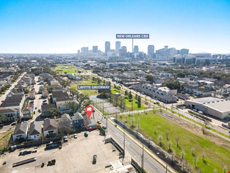 A look at Prime Corner Property for Sale along Lafitte Greenway commercial space in New Orleans