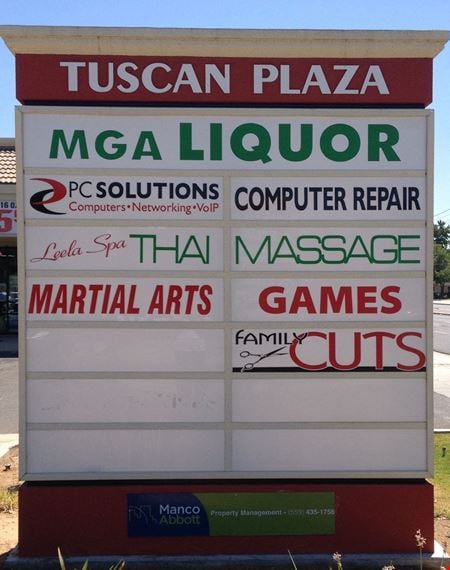A look at Tuscan Plaza Retail space for Rent in Fresno