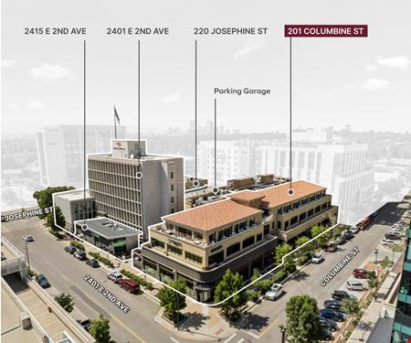 A look at 201 Columbine Street commercial space in Denver