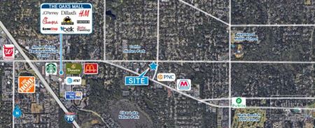 A look at 730 NW 43rd Street, Gainesville, FL 32605 - 0.15 Ac with direct road frontage on NW 43rd Street with 25,000 AADT commercial space in Gainesville