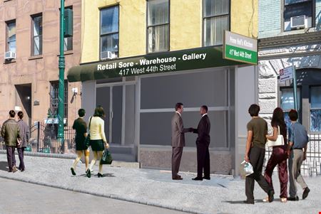 A look at 417 West 44th Street Retail space for Rent in New York