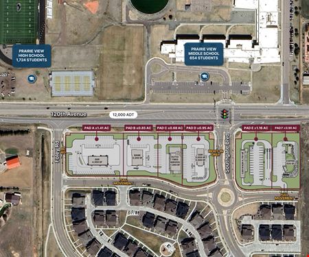 A look at 120th Avenue and Southgate Boulevard - SWC & SEC commercial space in Brighton