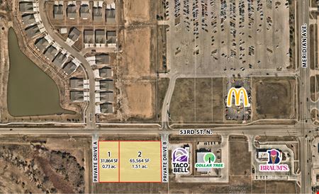 A look at Meridian & 53rd St. North SWc commercial space in Wichita