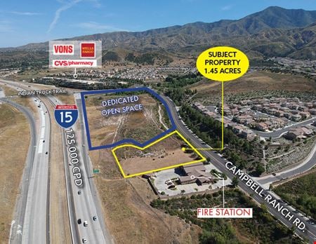 A look at 1.45 AC of Land for Sale for Car Wash, Gas Station and C-Store Use commercial space in Corona