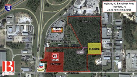 A look at FOR SALE:  28.48 Acres, B-5 commercial space in Theodore