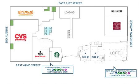 A look at 150 East 42nd Street Retail space for Rent in New York