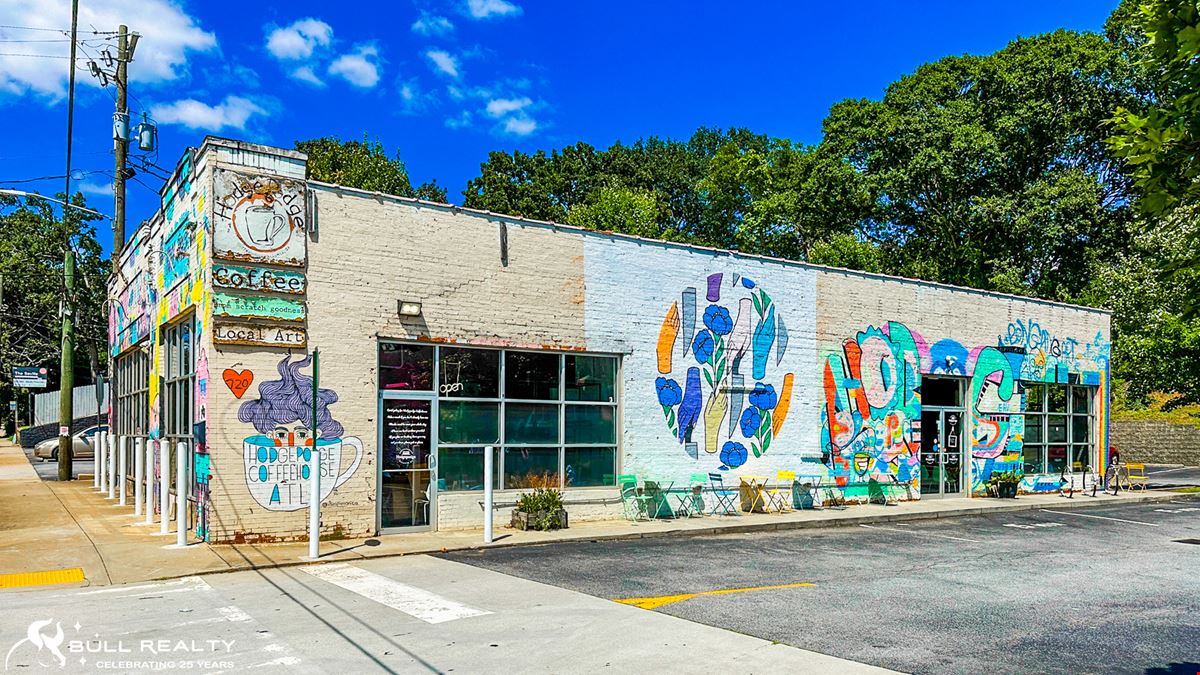 Freestanding Building On Moreland Ave |  500 SF - 4,305 SF Available | East Atlanta Village