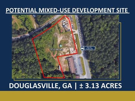 A look at Potential Mixed-use Development Site | ± 3.13 Acres commercial space in Douglasville