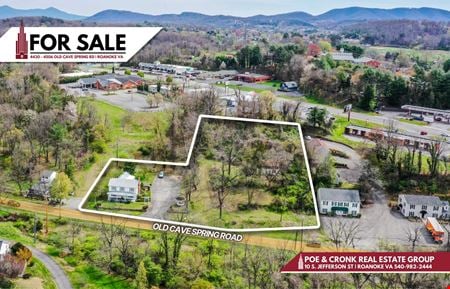 A look at Old Cave Spring Road Development Land commercial space in Roanoke County
