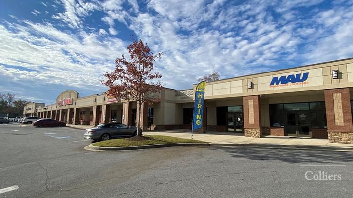 Retail Space for Lease in Pruitt Shopping Center in Anderson