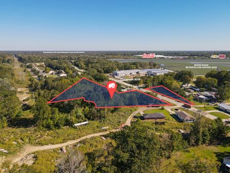 A look at ±4.72 Acres Commercially-Zoned Land Near BTR Airport commercial space in Baton Rouge