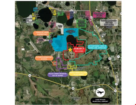 A look at 852 Acres Lake Wales Master Planned Community Commercial space for Sale in Lake Wales