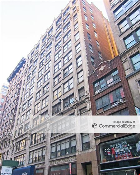 A look at 45 West 36th Street Office space for Rent in New York