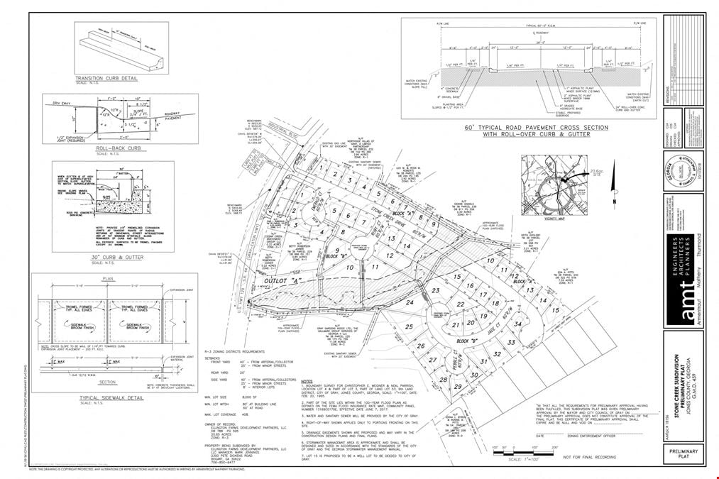 Proposed 48 Lot Subdivision  |  Gray, GA