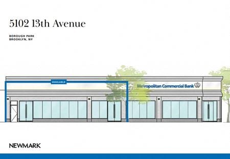 A look at BOROUGH PARK RETAIL/ MEDICAL SPACES 5102 13th Ave Retail space for Rent in Brooklyn