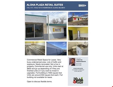 A look at 1119 N Thornton st Retail space for Rent in Clovis