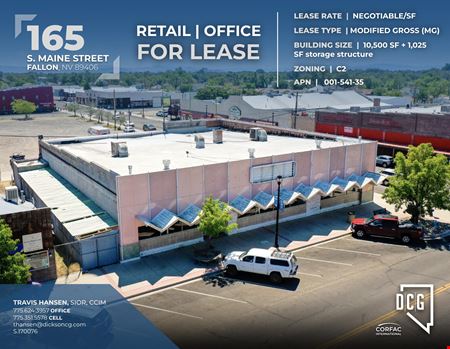 A look at 165 S Maine Street commercial space in Fallon