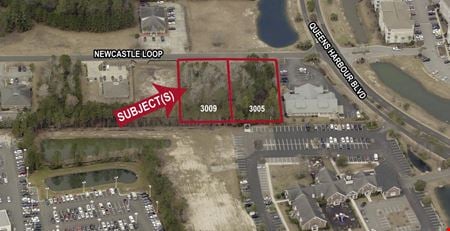 A look at Queens Harbour Lot #2 & Lot #3 commercial space in Myrtle Beach