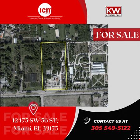 A look at FOR SALE: Land for Agriculture commercial space in Miami