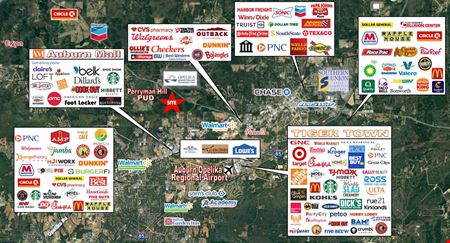 A look at Perryman Hill Plaza Retail space for Rent in Opelika
