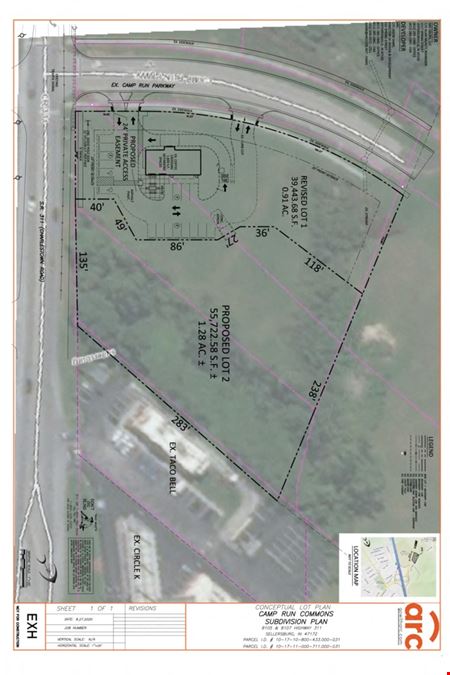 A look at Retail Development Site commercial space in Sellersburg