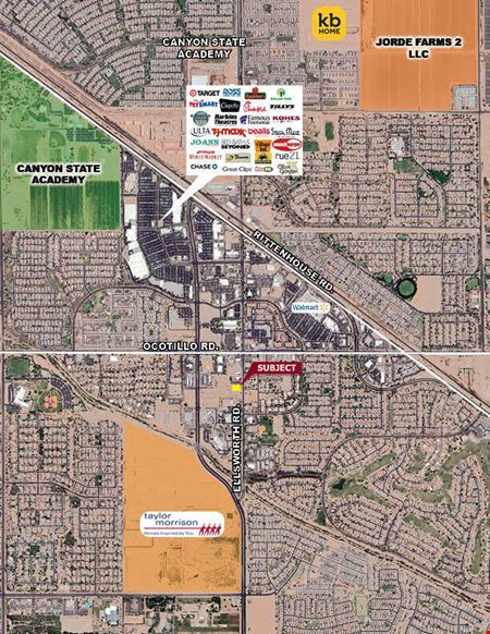 A look at SSWC of Ocotillo Rd. & Ellsworth Rd. commercial space in Queen Creek