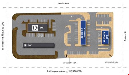 A look at NEC Cheyenne & Pecos Retail space for Rent in North Las Vegas