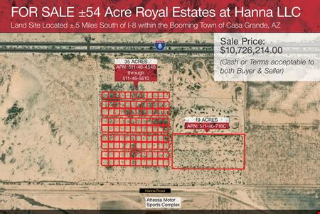 A look at ±54 AC O Hanna Rd & Palomas Dr commercial space in Casa Grande