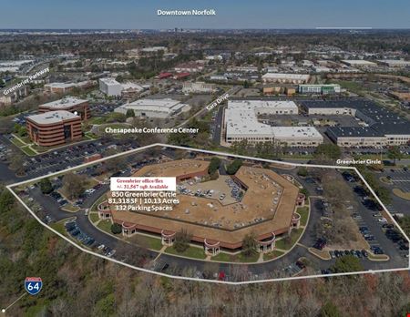 A look at 850 Greenbrier Circle Commercial space for Rent in Chesapeake