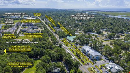 A look at Development Parcels in The Village at Sunset Beach commercial space in Sunset Beach