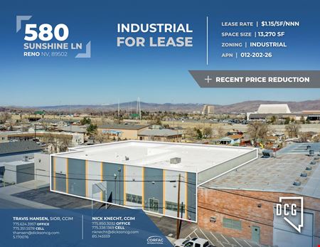 A look at 580 Sunshine Lane Commercial space for Rent in Reno