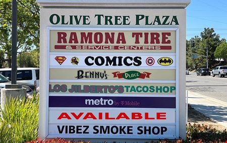 A look at Olive Tree Plaza Retail space for Rent in Murrieta