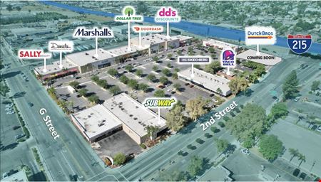 A look at Marshall Plaza Retail space for Rent in San Bernardino