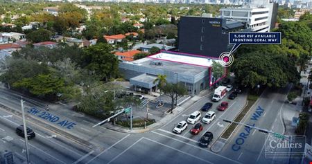A look at Corner Retail Space On Coral Way Available For Lease Commercial space for Rent in Miami