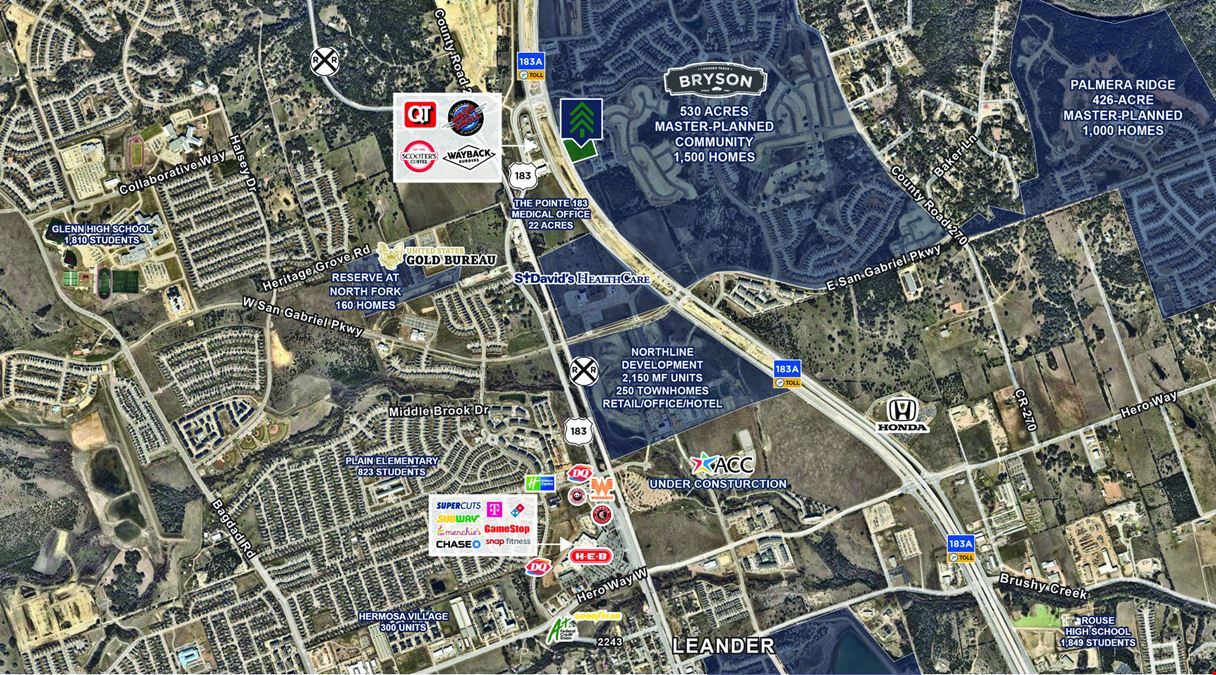 4.06 Acre Hwy 183A Frontage Tract - Leander