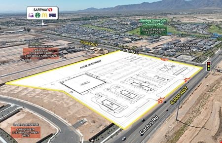 A look at SEC Cactus Rd & Cotton Ln commercial space in Surprise