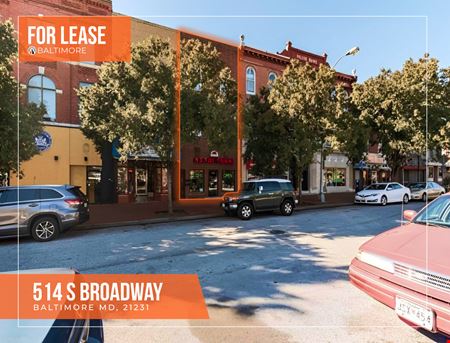 A look at 514 S Broadway Retail space for Rent in Baltimore