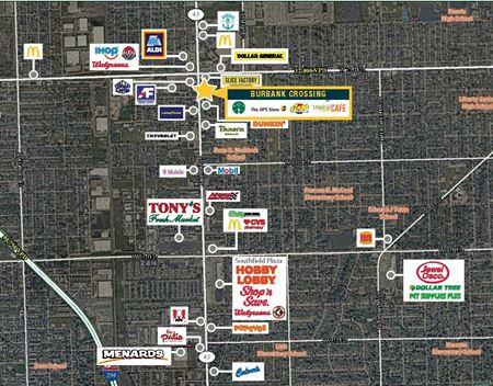 A look at Burbank Crossing Retail space for Rent in Burbank