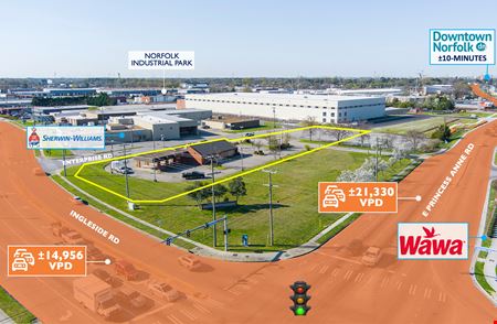 A look at Former SunTrust Bank – 36K VPD | 1.6 AC Redevelopment commercial space in Norfolk