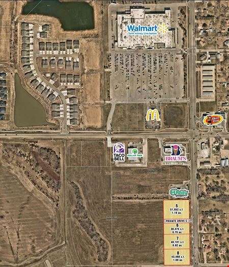A look at Meridian & 53rd St. S of SWc commercial space in Wichita