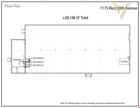 A look at 7175 West 20th Avenue commercial space in Hialeah