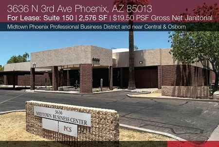 A look at 3636 N 3rd Ave Office space for Rent in Phoenix