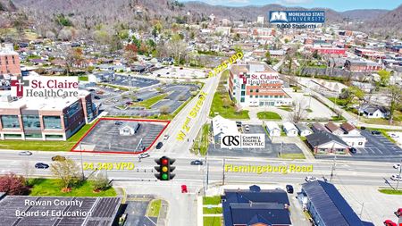 A look at Signalized Corner Lot Retail space for Rent in Morehead