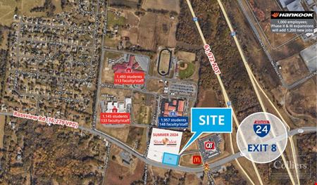 A look at Rossview Road & Bosley Lane Outparcel commercial space in Clarksville