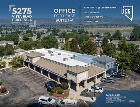 A look at 5275 Vista Blvd | Suite 1-A commercial space in Sparks