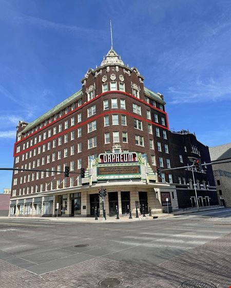 A look at The Orpheum Theater Office space for Rent in Wichita