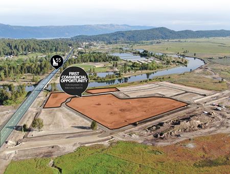 A look at Commercial Lots at River District Subdivision commercial space in Cascade