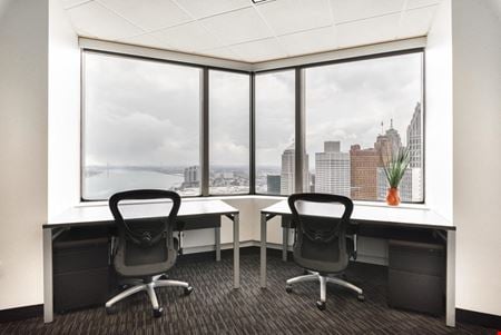 A look at RenCen Office space for Rent in Detroit