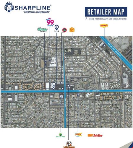 A look at Tropicana Nellis Shopping Center I Tropicana I CA Commercial space for Rent in Las Vegas