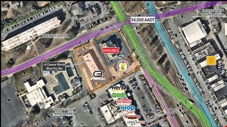 A look at Irving Park Shops - 10K SF Building/Outparcel commercial space in Greensboro